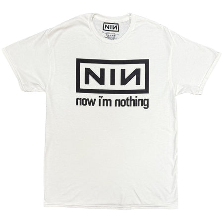Nine Inch Nails - Now I'm Nothing  - White t-shirt