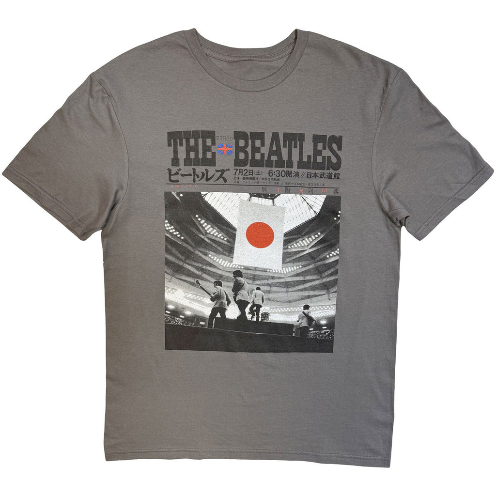 The Beatles - At The Budokan - Charcoal Grey t-shirt