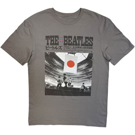 The Beatles - At The Budokan - Charcoal Grey t-shirt