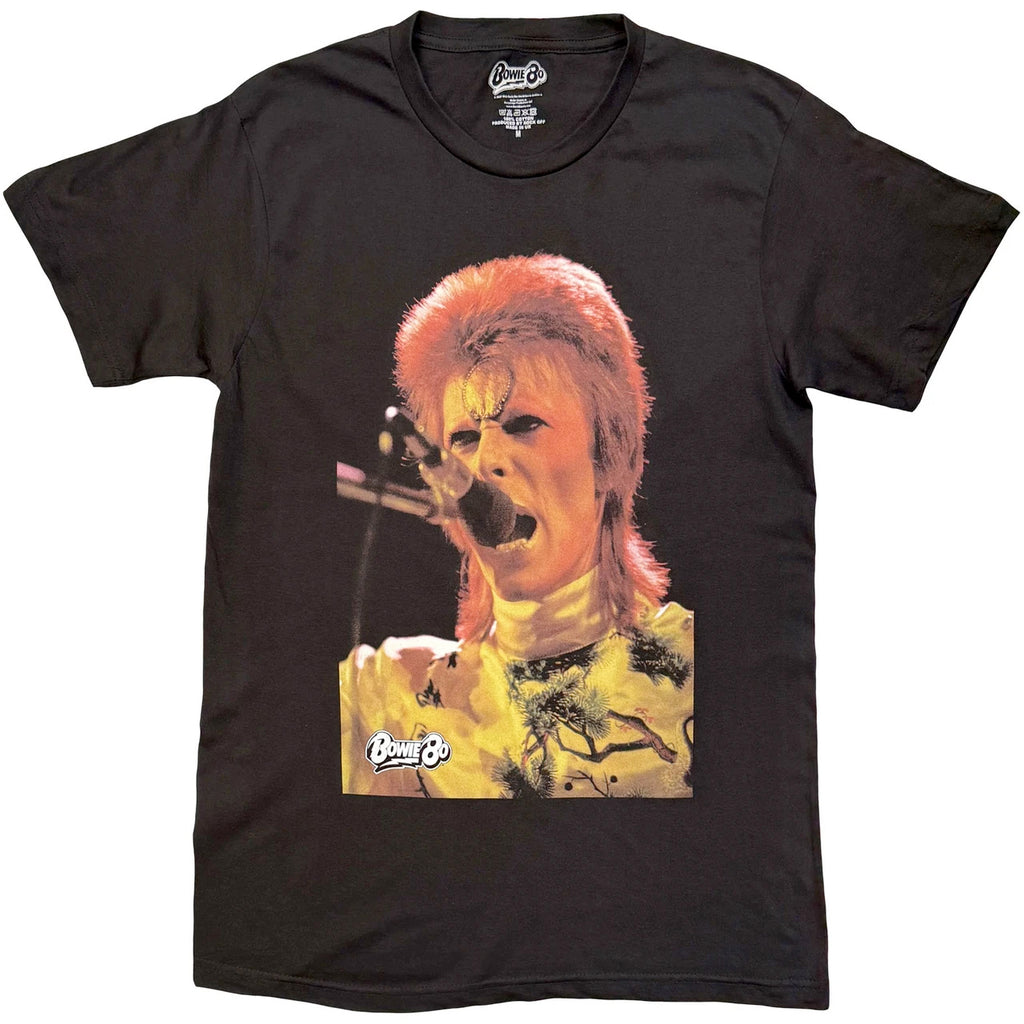 David Bowie - Ziggy Glam Rock - Black t-shirt
