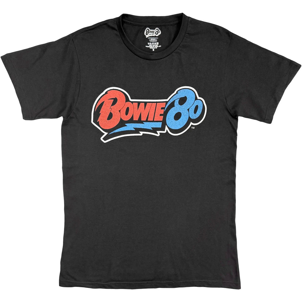 David Bowie - 80 Logo - Black t-shirt