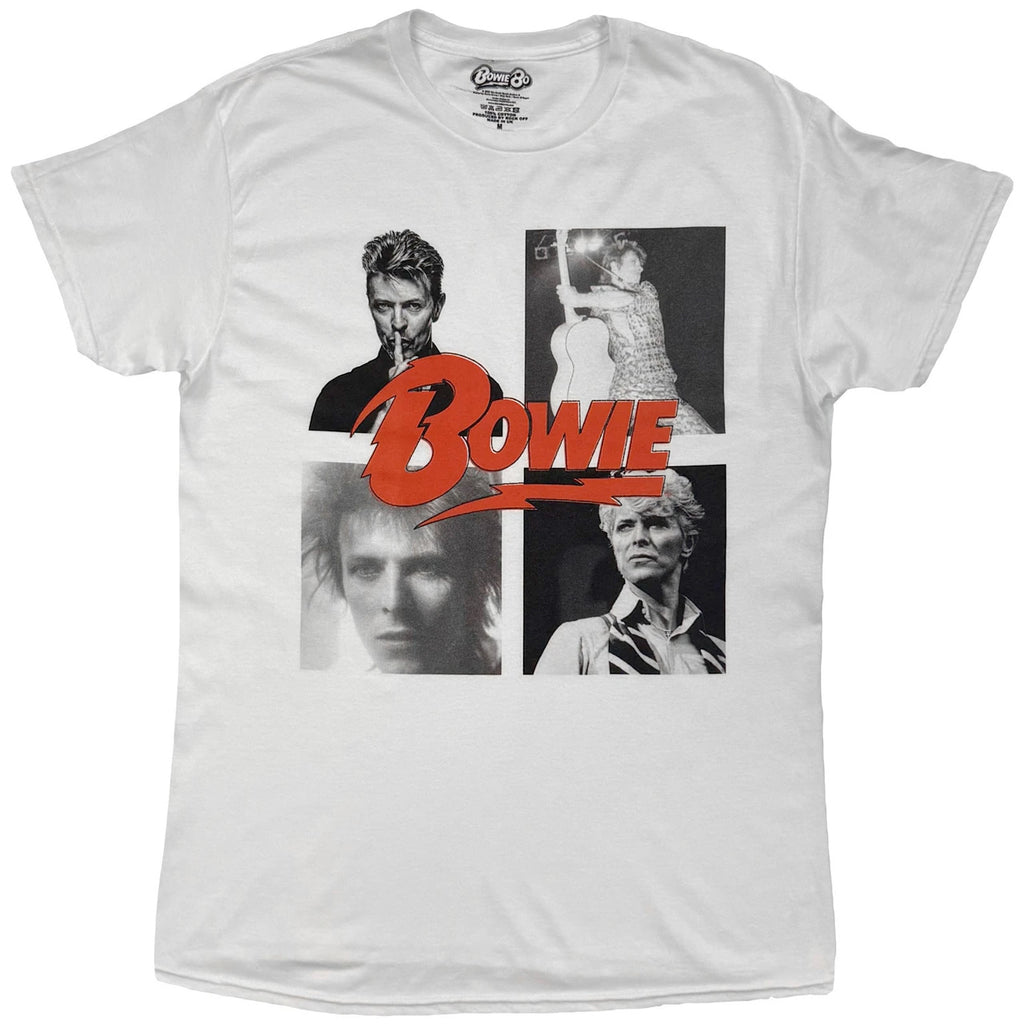 David Bowie - Montage - White t-shirt