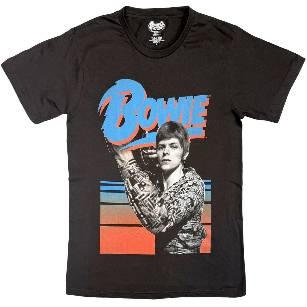 David Bowie - Retro Bowie - Black t-shirt