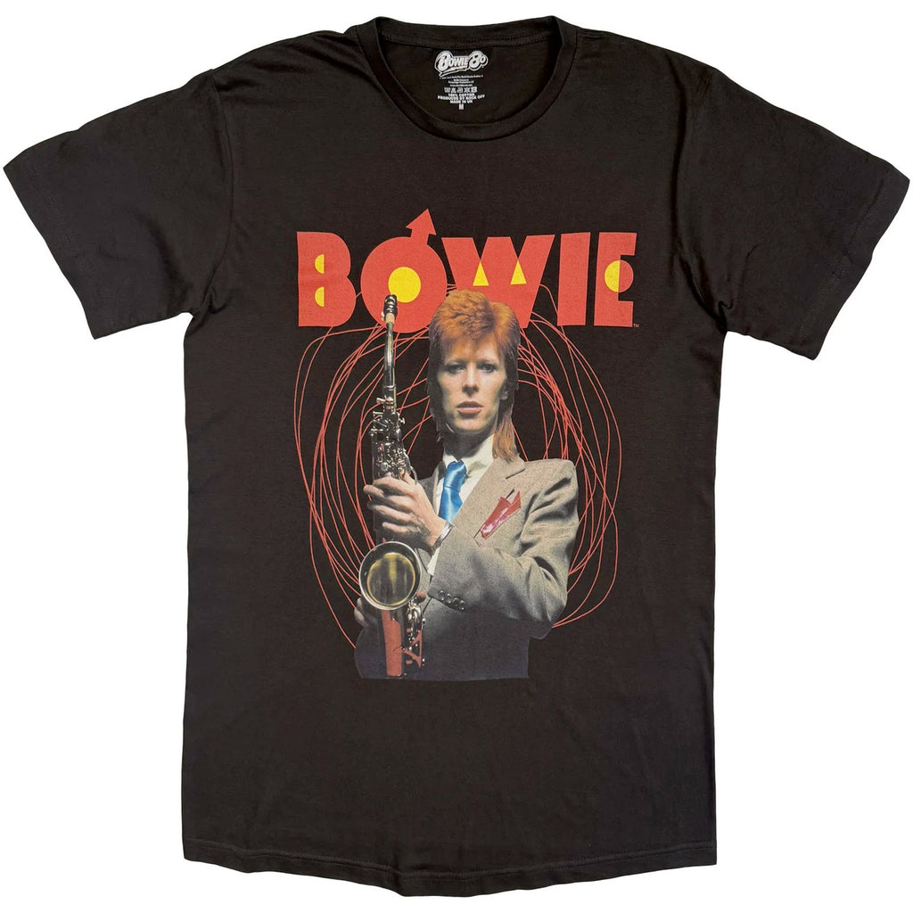 David Bowie - Saxophone - Black t-shirt