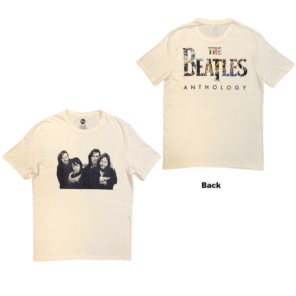 The Beatles - Group Photo Anthology Infill - Natural -  t-shirt