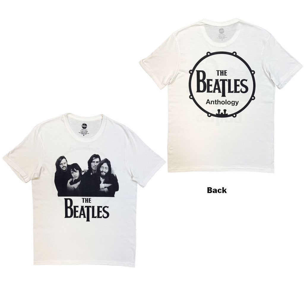 The Beatles - Group Photo Anthology Drum - White -  t-shirt