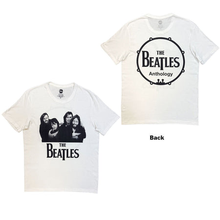 The Beatles - Group Photo Anthology Drum - White -  t-shirt