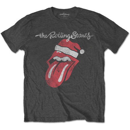 The Rolling Stones - Santa Lick -Charcoal Grey t-shirt