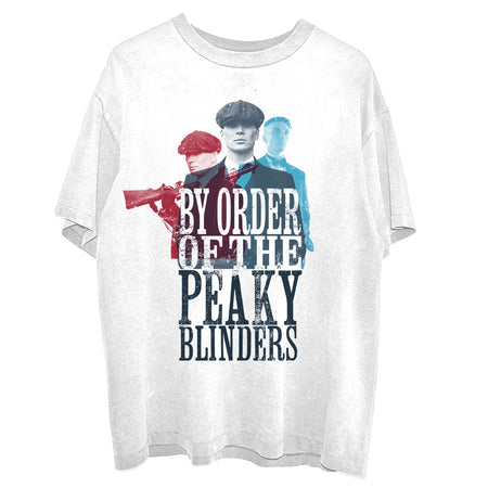 Peaky Blinders - 3 Tommys - White T-shirt