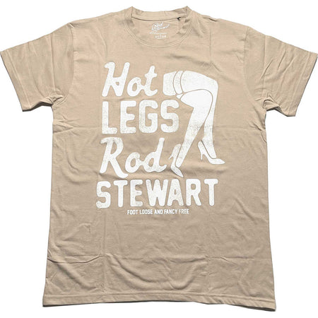 Rod Stewart - Hot Legs - Sand T-shirt