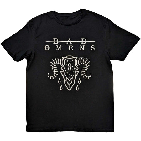 Bad Omens - Ram Skull - Black t-shirt