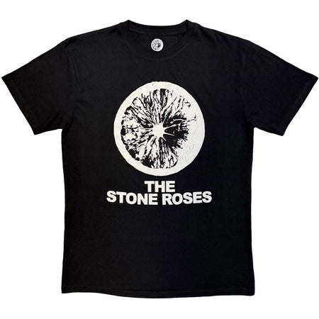 The Stone Roses - Logo & Lemon Mono - Black t-shirt