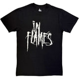 In Flames - Logo Mono - Black t-shirt