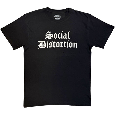 Social Distortion - Logo Mono - Black t-shirt