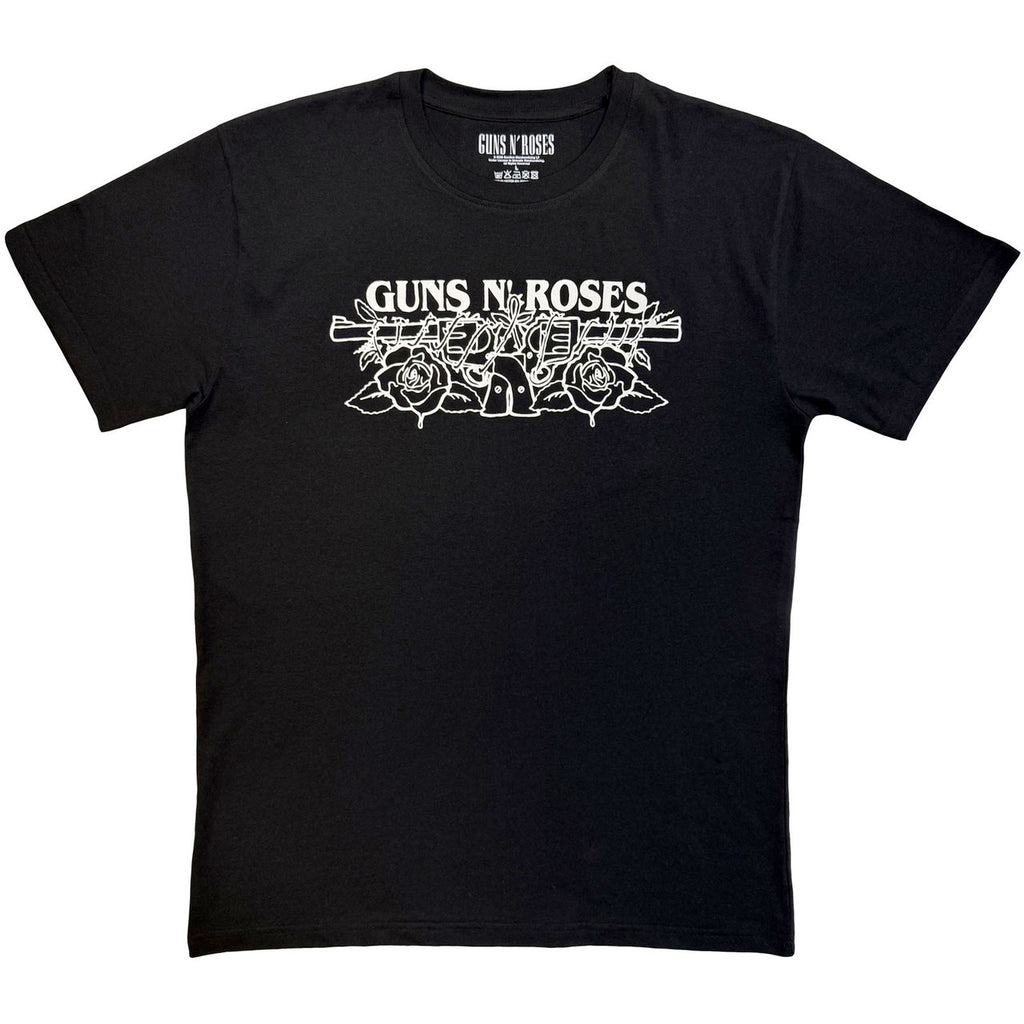 Guns N Roses - Logo Mono - Black t-shirt