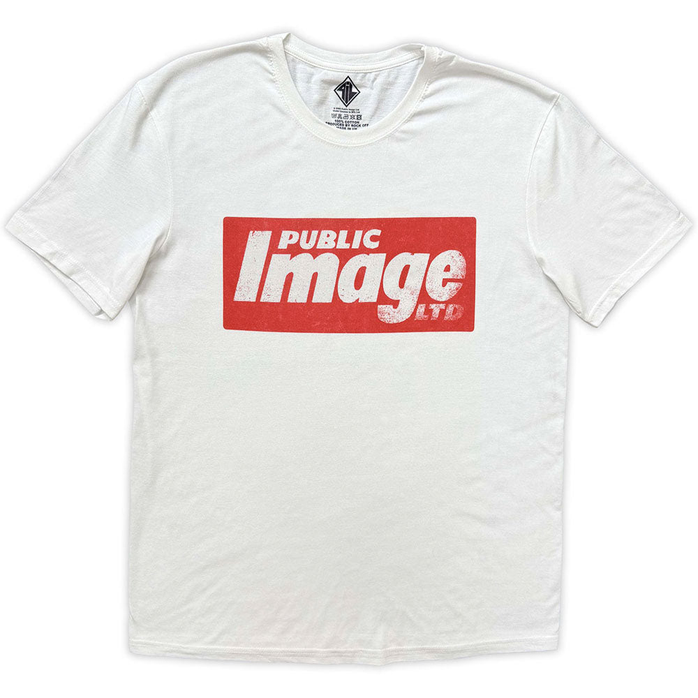 PiL - Public Image Ltd - News Logo - White t-shirt