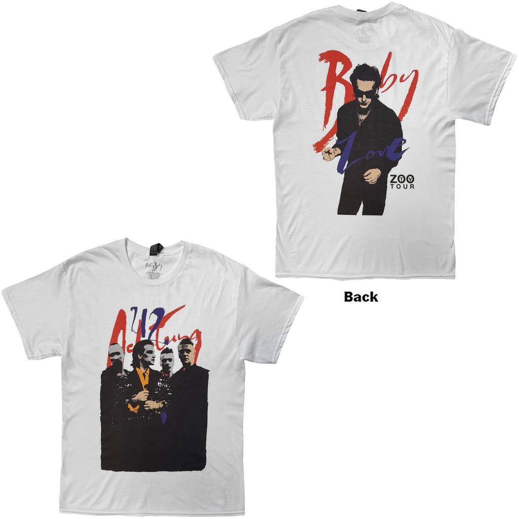 U2 - Achtung Baby Zoo TV Tour - White t-shirt
