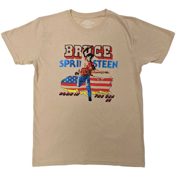 Bruce Springsteen - Born In The USA '85 - Sand T-shirt