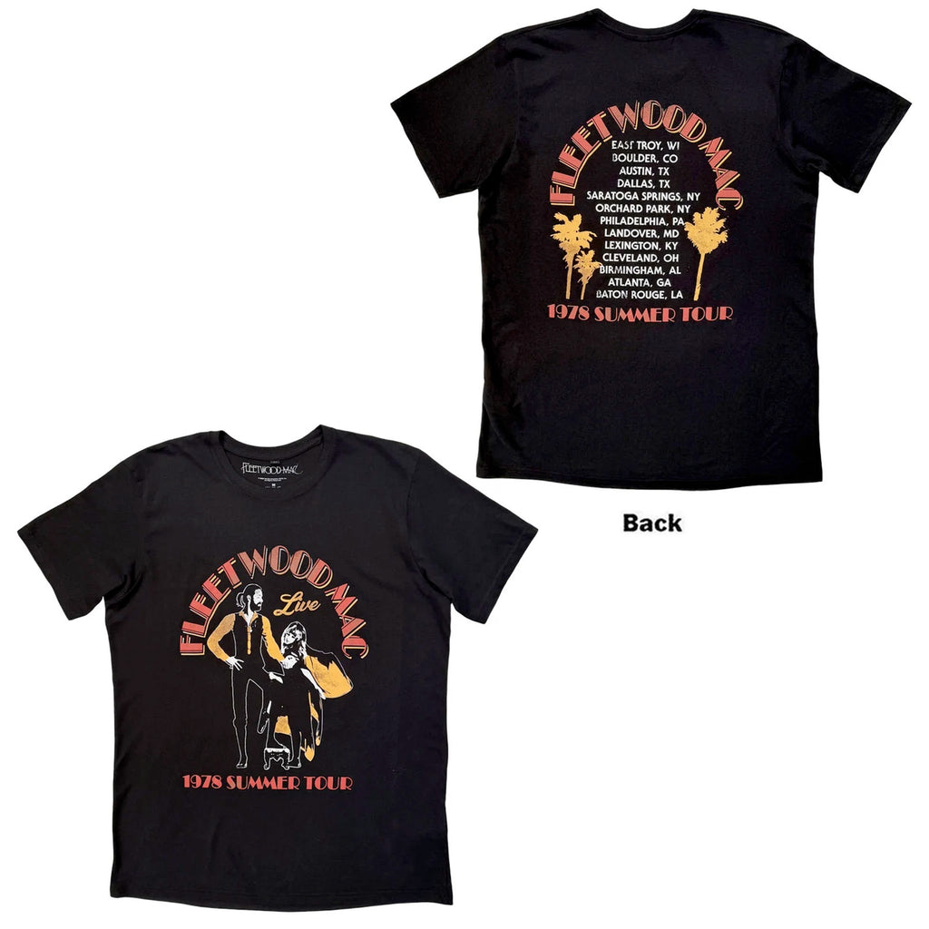 Fleetwood Mac - Summer Tour - Black Carbon t-shirt