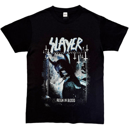 Slayer - Horned Cool Tone Reign In Blood - Black t-shirt