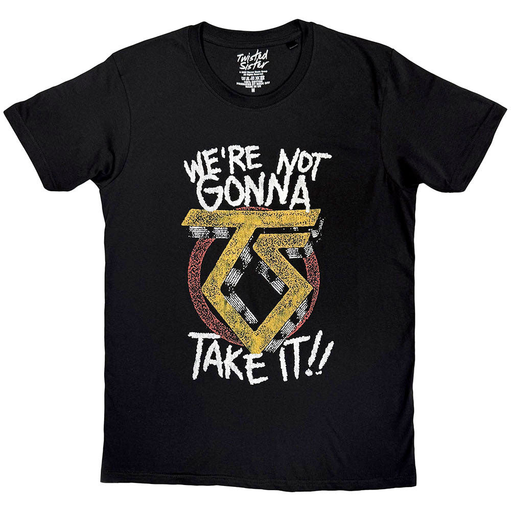 Twisted Sister - Not Gonna Take It - Black t-shirt