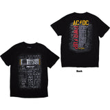 AC/DC - Control Wires PWR-UP  EU Tour '24  - Black T-shirt