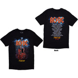 AC/DC - Guitar PWR-UP  EU Tour '24  - Black T-shirt