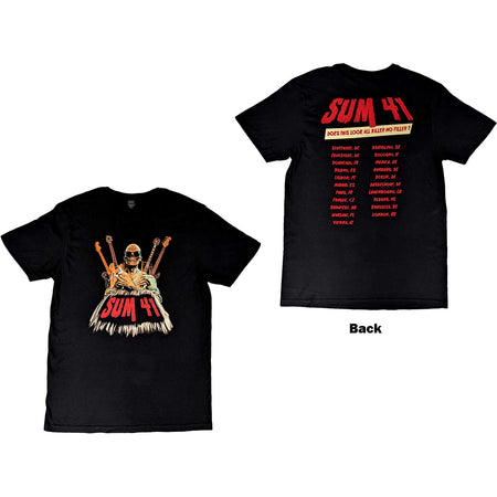 Sum 41 - Does This Look Like All Killer European Tour 2022 - Black t-shirt