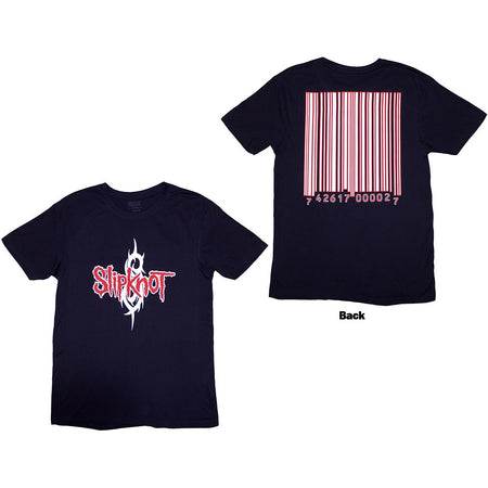 Slipknot - Barcode - Navy Blue  t-shirt