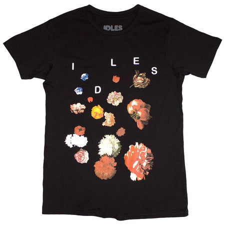 Idles - Flowers - Black  t-shirt