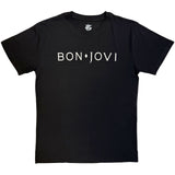 Bon Jovi -  Logo Mono - Black t-shirt