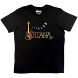 Santana - Guitar & Birds - Black t-shirt