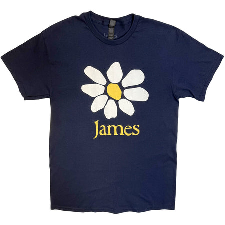 James - Daisy Logo - Navy Blue t-shirt