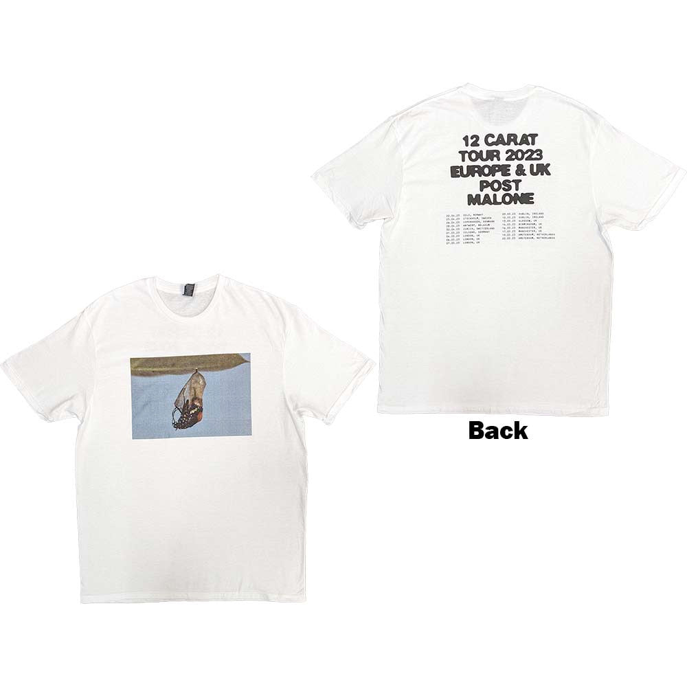 Post Malone - Resurface 2023 Tour Dates - White  t-shirt