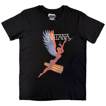 Santana - Abraxas Angel - Black t-shirt