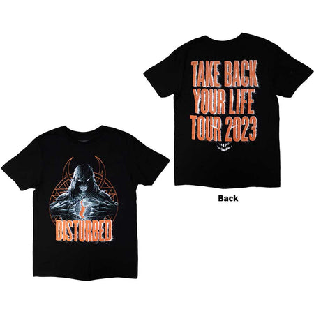 Disturbed - European Tour 2023 Take Back - Black t-shirt