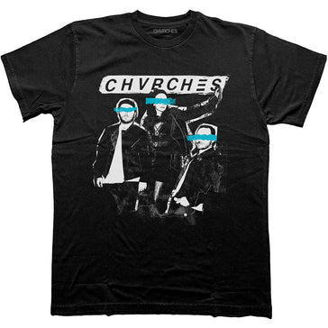 Chvrches - Cut Photo - Black  t-shirt