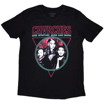 Chvrches - Good Intentions - Black  t-shirt