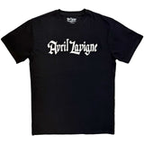 Avril Lavigne - Logo Mono - Black t-shirt