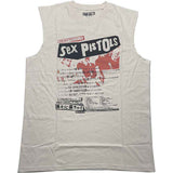 Sex Pistols - Filthy Lucre Japan  - Embellished Natural Tank t-shirt