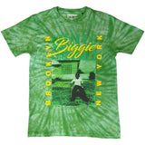 Biggie Smalls - 90's New York City - Green Tie Dye t-shirt