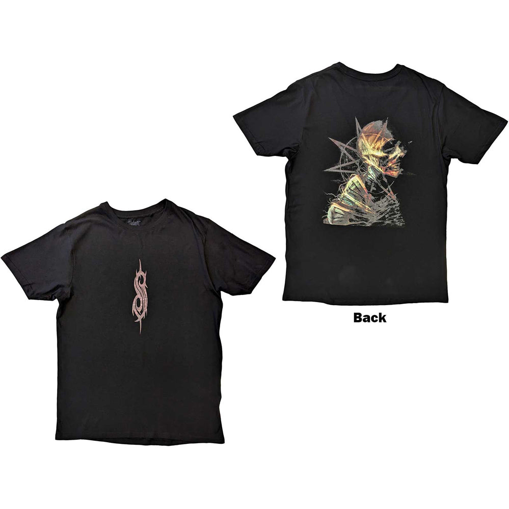 Slipknot  - Skeleton & Pentagram - Black t-shirt