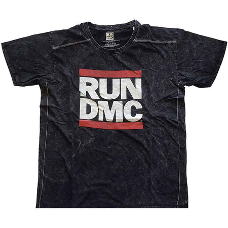 RUN DMC - Logo - Black Dip Dye t-shirt