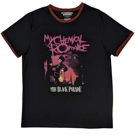My Chemical Romance - MCR- March - Black Ringer t-shirt