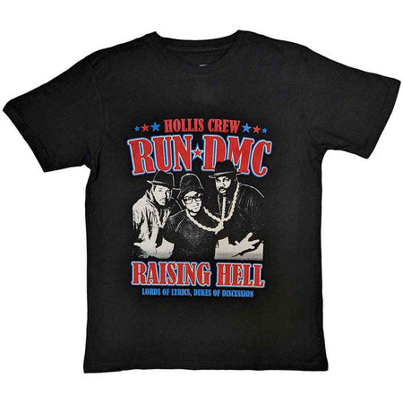 RUN DMC - Raising Hell Americana - Black  t-shirt