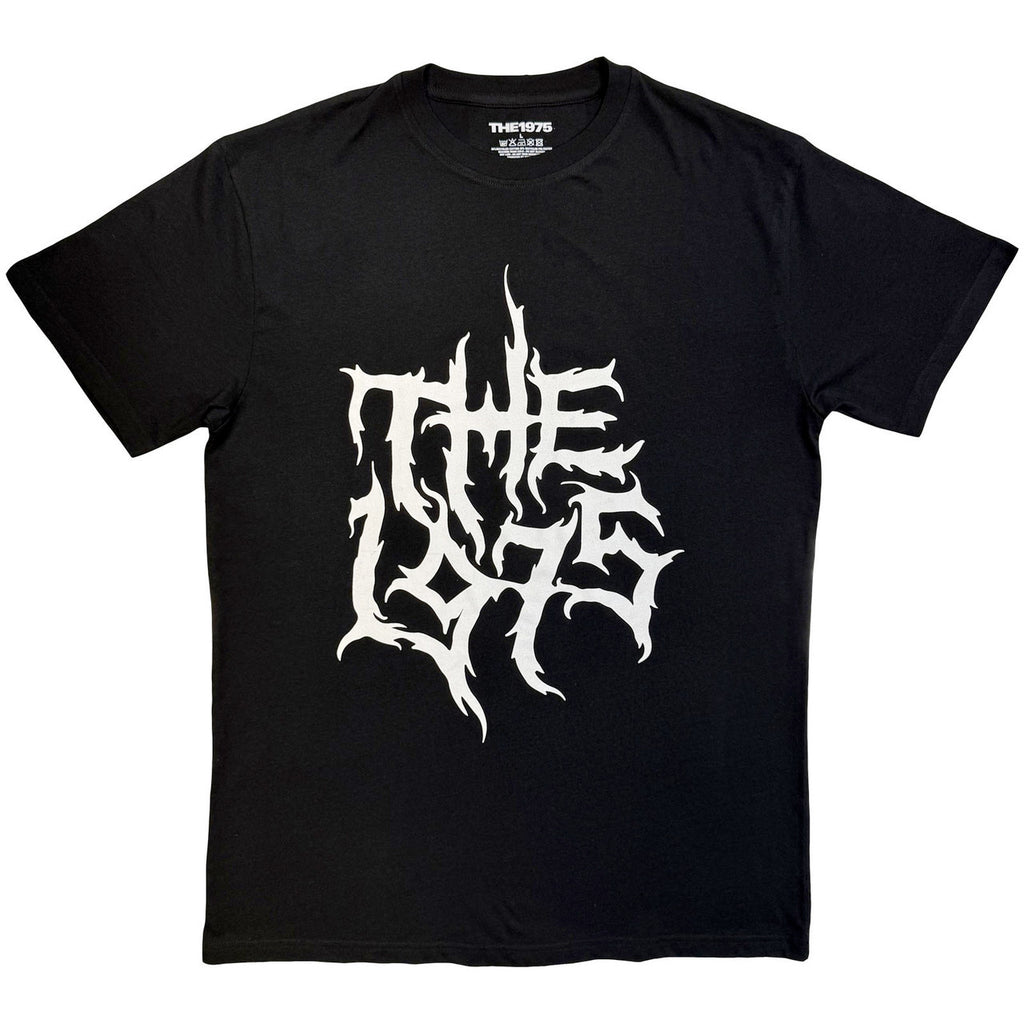 The 1975 - Metal Logo Mono - Black t-shirt