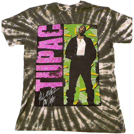 Tupac Shakur - 2pac-All Eyez On Me - Green Tie Dye t-shirt