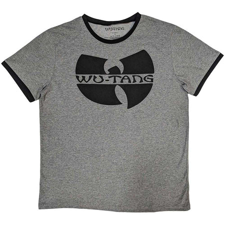 Wu Tang Clan - Logo- Grey Ringer T-shirt