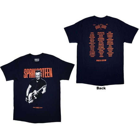 Bruce Springsteen - Tour 2023 Guitar - Navy Blue T-shirt