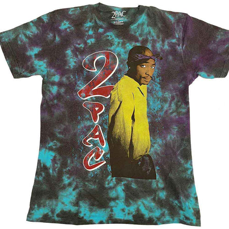 Tupac Shakur - 2pac-Vintage Tupac - Blue Tie Dye t-shirt